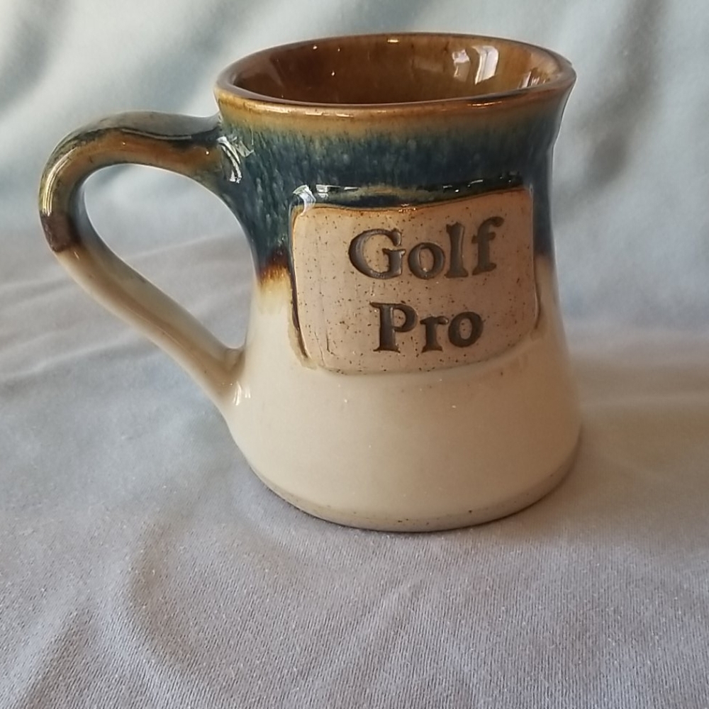 Golf Pro Coffee Mug by Tumbleweed Pottery